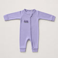 Embroidered Double Zip Pyjama – Lavender