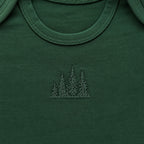Embroidered Romper – Emerald