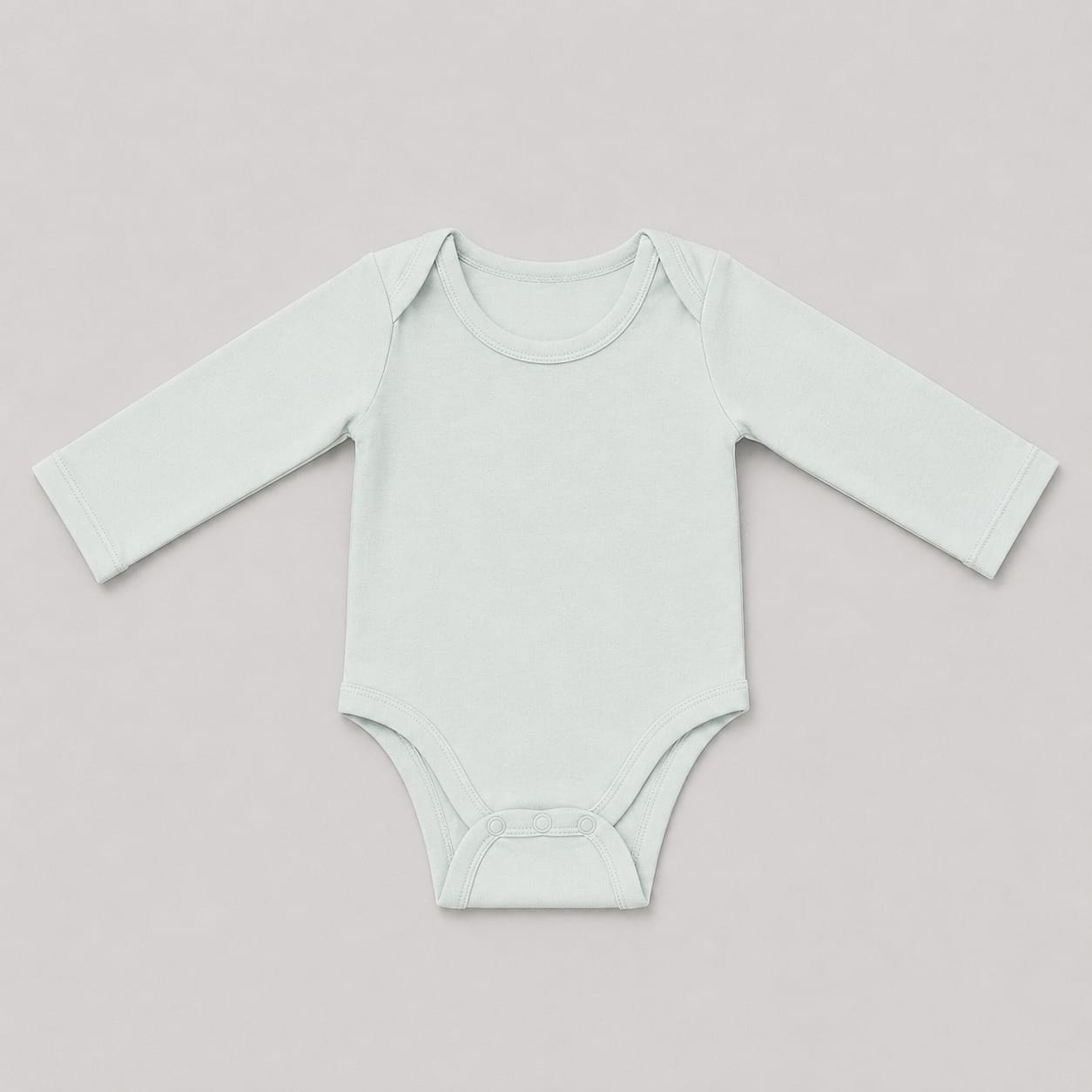 Organic Cotton Romper – Sky Blue