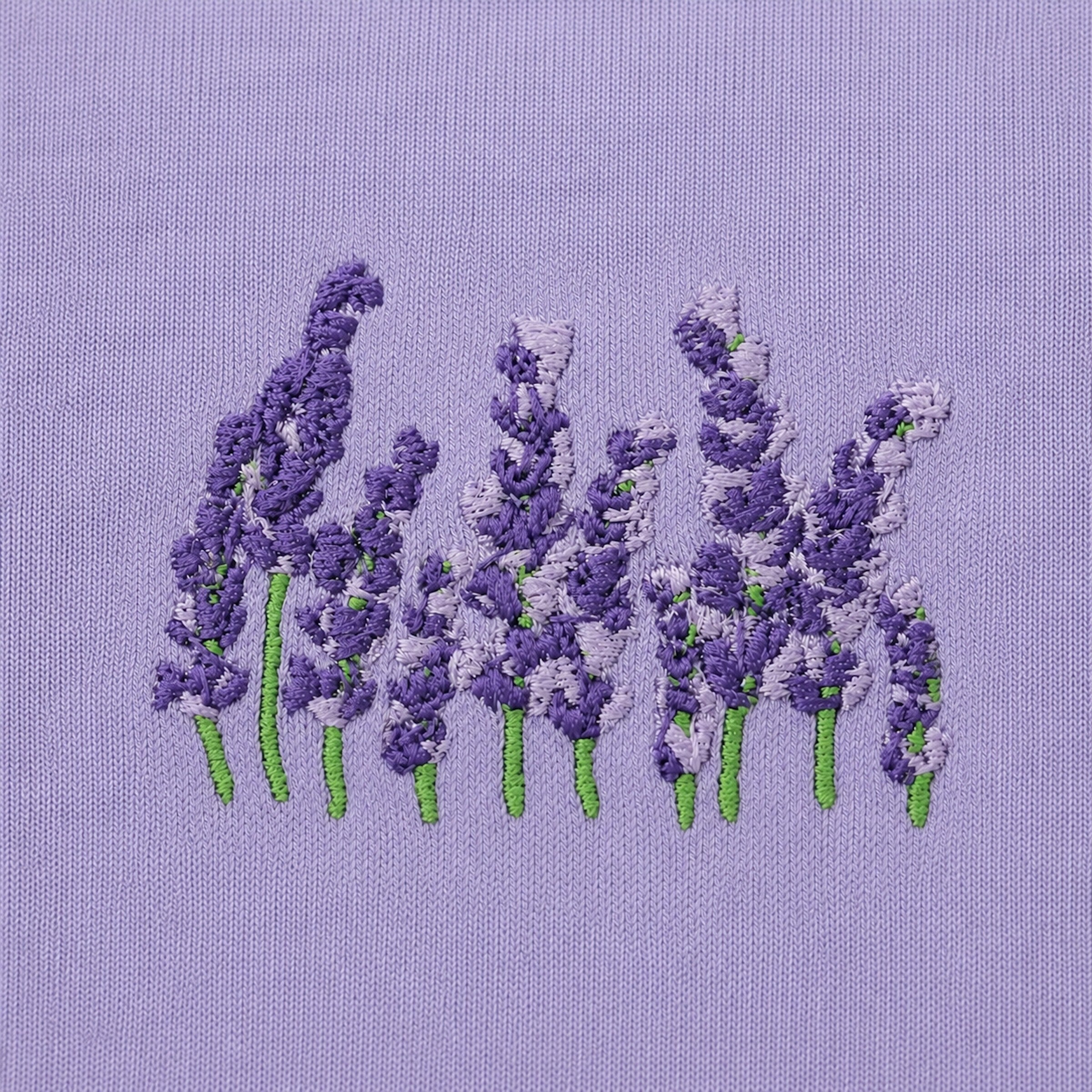 Embroidered Double Zip Pyjama – Lavender